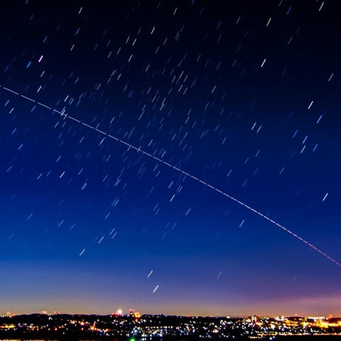 月・金星の接近とISS