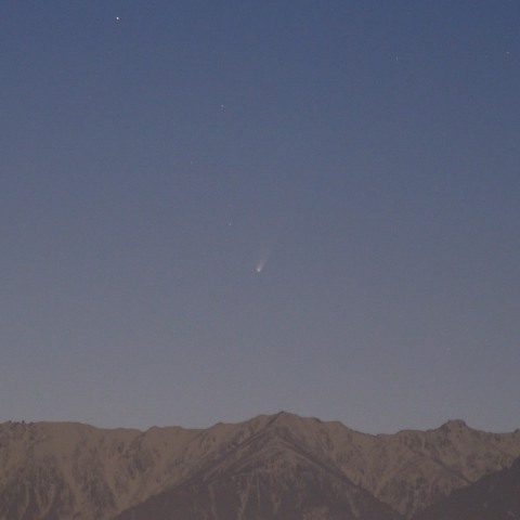 北アルプスとパンスターズ彗星その2