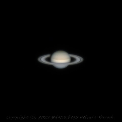 天体用CMOSカメラのファーストライト