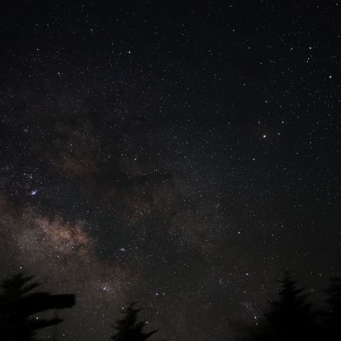 今年初めての天の川