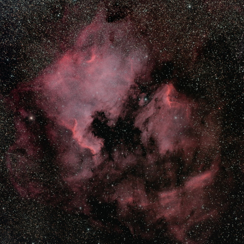 北アメリカ星雲_ペリカン星雲