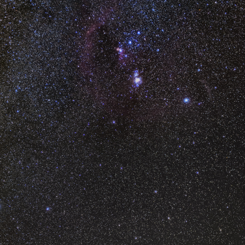 オリオン座とLovejoy彗星