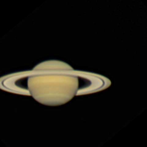 2012年4月23日の土星＠梶ヶ森山頂