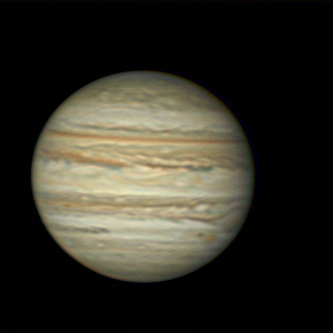 2012年8月16日の木星＠梶ヶ森山頂