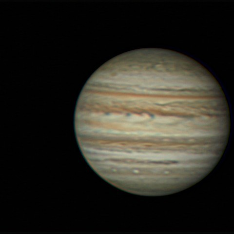 2012年8月16日の木星＠梶ヶ森山頂