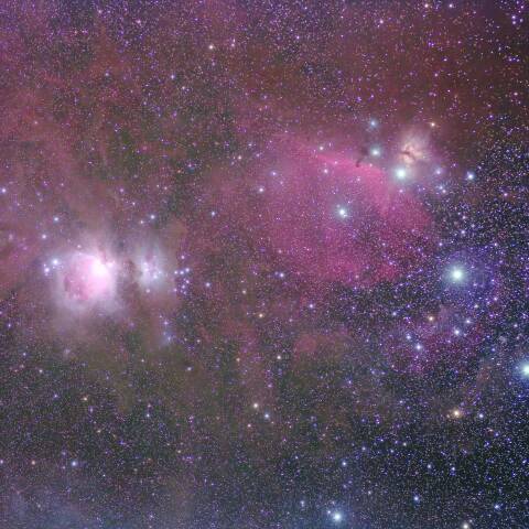 オリオン座中心部