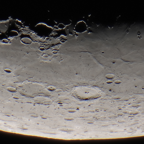 月齢 3.3からラングレヌス付近