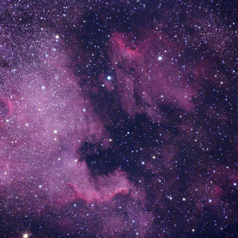 北アメリカ星雲付近