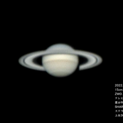 中村要鏡による土星