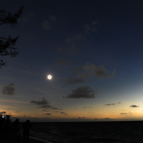 グリーン島の皆既日食