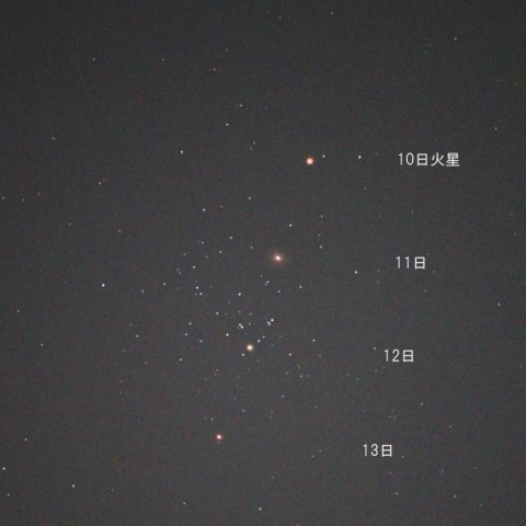 プレセペ火星