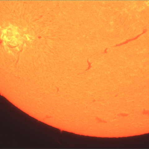 2025.12.02太陽〔黒点群拡大〕