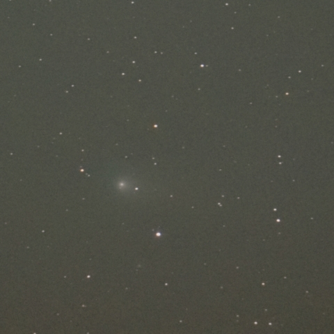 光害の中のリニア彗星(C/2012 X1)