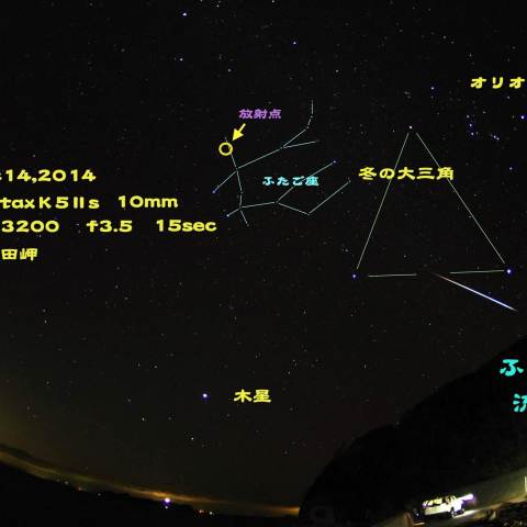 ふたご座流星群