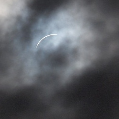 クック諸島 マンガイア島での日食