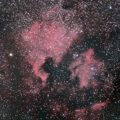 初冬の北アメリカ星雲」