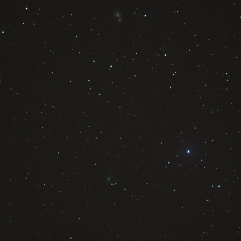 M51とパンスターズ彗星