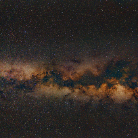 天の川（干潟星雲～北アメリカ星雲）