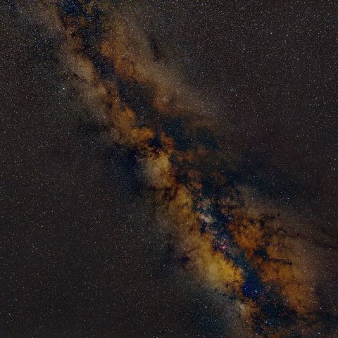 天の川（さそり座～わし座）