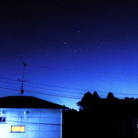火星・土星・アンタレスの集合、健在です