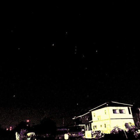 早朝のオリオン座