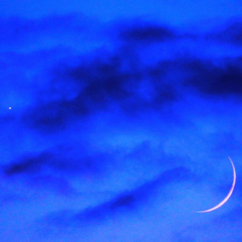月と金星の接近（その2）