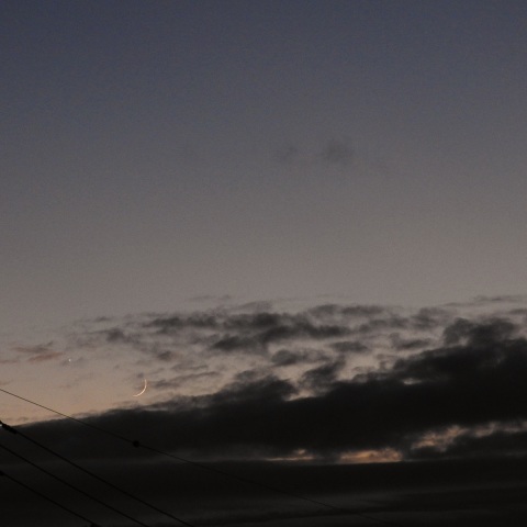 月と金星の接近（その3）