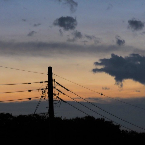 夕焼けの中の金星（その1）