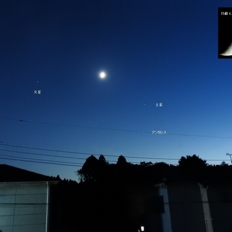 月が惑星巡り!!