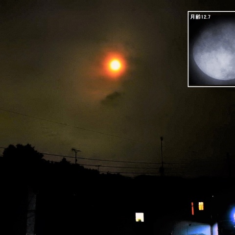 前夜の十三夜月