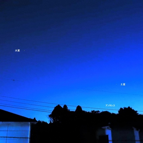 火星・金星・土星・アンタレス