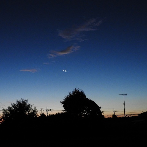 夜明け前の木星（その1）
