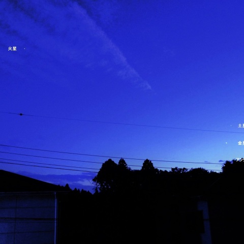 金星と土星が接近