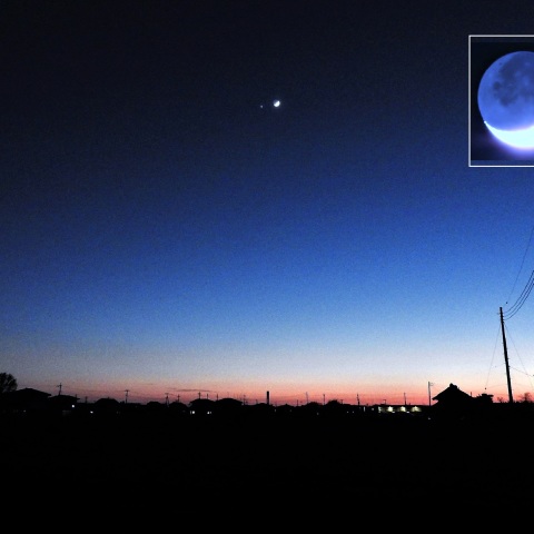 月と金星の大接近-1