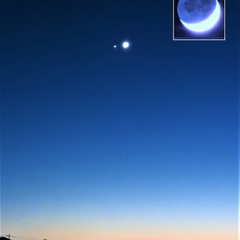 月と金星の大接近-2
