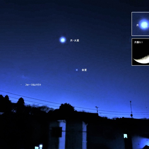 月と火星が大接近-1