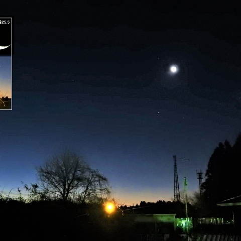 月・水星・土星・アンタレス