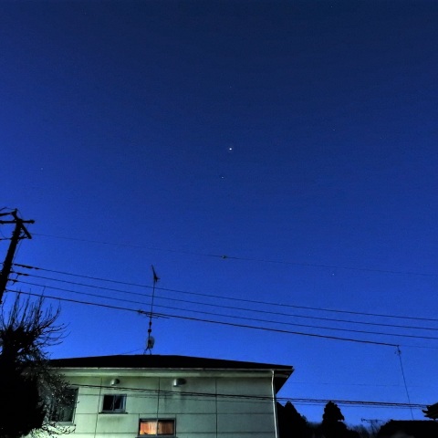 木星とスピカ(おとめ座)