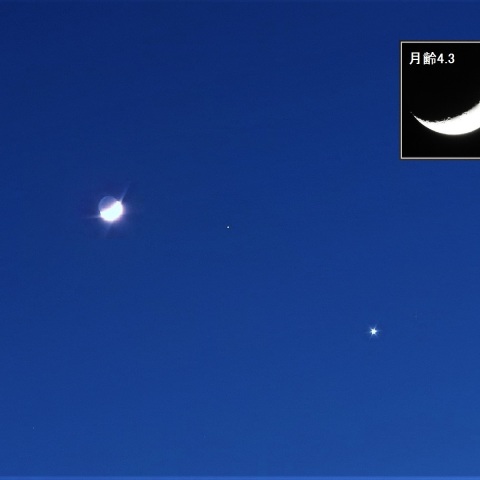 月が火星に近づく－1