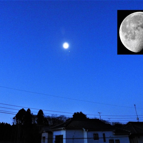 月と木星が接近－2