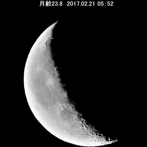 月齢23.8の月