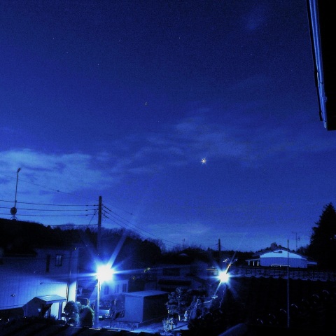 西空の宵の明星・金星