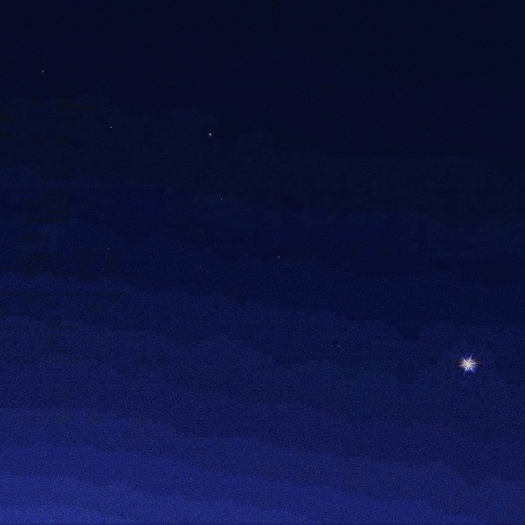 宵の明星（金星）と火星―2