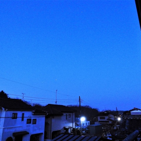 夜明け前の木星・スピカ・アークトゥルス