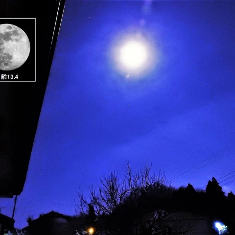 月と木星が接近