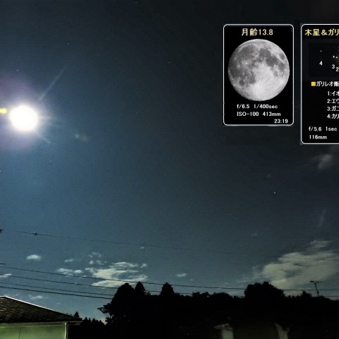 月・木星・スピカ