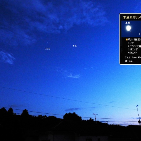 木星とスピカ