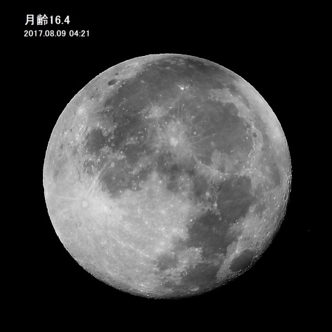 月（月齢16.4）