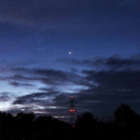 金星とレグルスが接近