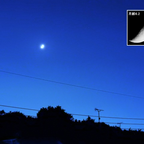 月と土星が近づく